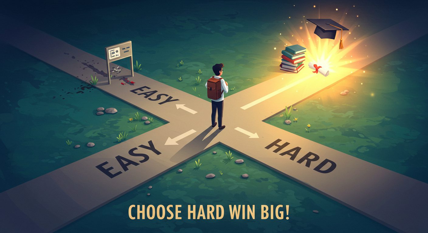 Turn Your Grades Around by Embracing the Hard Path